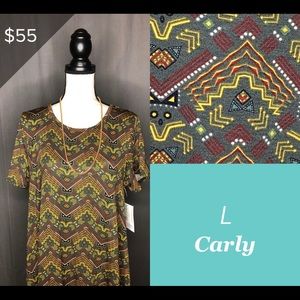 LuLaRoe Carly Swing Dress Large